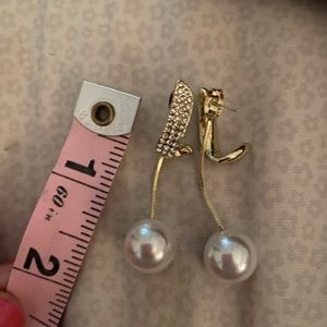 Faux Pearl Earrings